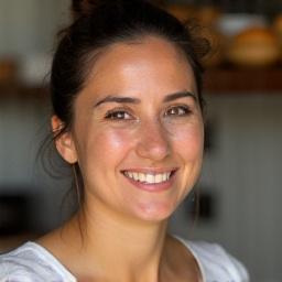 Retrato de Sofía Méndez, Chef Pastelera de Nébula Café