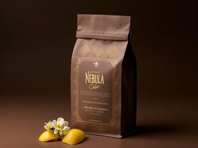 Empaque de café Nébula Café, origen Etiopía, Yirgacheffe